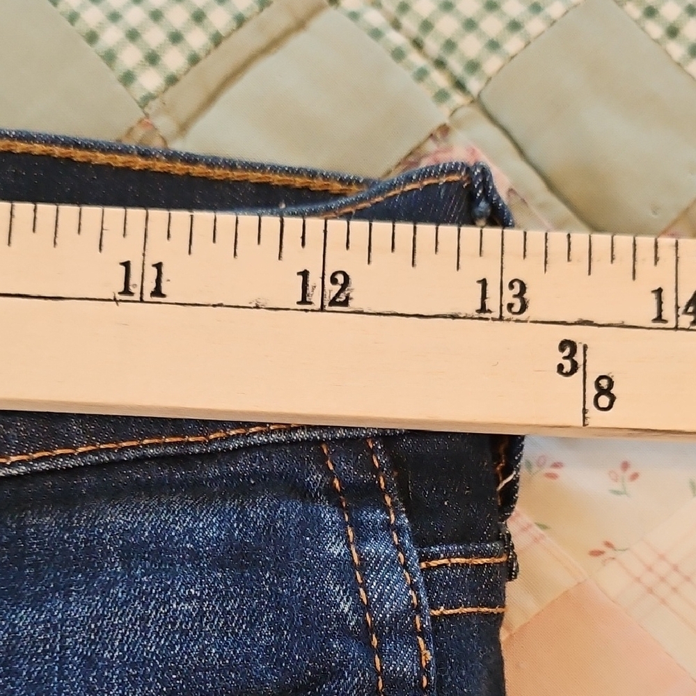 Madewell Dark Blue High Rise Skinny Jeans - Picture 7 of 9